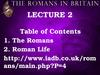 The romans. Roman life