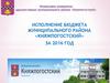 Исполнение бюджета муниципального района «Княжпогостский» за 2016 год