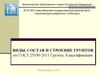 Виды, состав и строение грунтов по ГОСТ 25100-2011 Грунты. Классификация