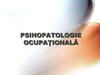 Psihopatologie ocupațională