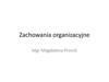 Zachowania organizacyjne
