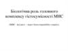 Біологічна роль головного комплексу гістосумісності MHC