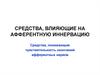 Средства, влияющие на афферентную иннервацию