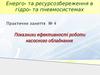 Показники ефективності роботи насосного обладнання