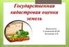 Государственная кадастровая оценка земель