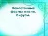 Неклеточные формы жизни. Вирусы