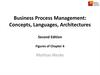 Business process management: concepts, languages, architectures. (Chapter 6)