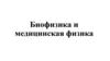 Биофизика и медицинская физика