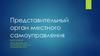 Представительный орган местного самоуправления
