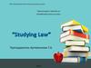 Studying law