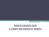 Многообразие современного мира