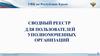 УФК по республике Крым. Сводный реестр для пользователей уполномоченных организаций