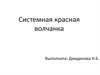 Системная красная волчанка