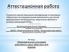 Аттестационная работа. Образовательная программа элективного курса «Мое село-моя родина»