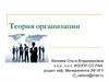 Теория организации