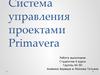 Система управления проектами Primavera