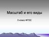 Масштаб и его виды