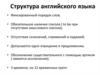 The present simple tense. Структура языка. Правила чтения