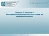 Координация бюджетных расходов на информатизацию