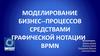 Моделирование бизнес--процессов в управлении и средствами принятии решений графической нотации BPMN