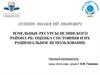 Земельные ресурсы Иглинского района рб: оценка состояния и их рациональное использование