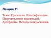 Красители. Классификация. Приготовление красителей. Артефакты. Методы микроскопии