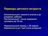Периоды детского возраста