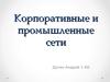 Корпоративные и промышленные сети