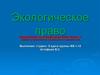 Экологическое право