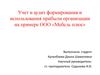 Учет и аудит формирования и использования прибыли организации на примере ООО «Мебель плюс»
