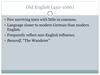 Old English (450-1066)