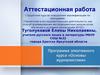 Аттестационная работа. Программа элективного курса «Основы журналистики»
