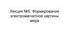 Формирование электромагнитной картины мира