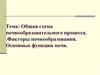 Схема почвообразовательного процесса. Факторы почвообразования. Основные функции почв