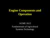Engine Components and Operation