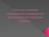 Типологические показатели ударения в русском и английском языках