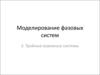 Моделирование фазовых систем. Тройные взаимные системы