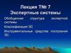 Экспертные системы. Обобщенная структура экспертной системы. (Лекция 7)