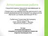 Аттестационная работа. Проектная деятельность учащихся на уроках английского языка
