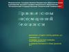 Правовые основы информационой безопасности