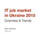 IT job market in Ukraine. Overview & тrends