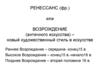 Ренессанс. Северная Италия 13-14 вв