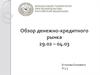 Обзор денежно-кредитного рынка 29.02 – 04.03