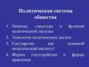 Политическая система общества