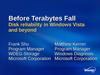 Before Terabytes Fall Disk reliability in Windows Vista and beyond 
