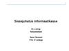 Sissejuhatus informaatikasse. 14. Loeng: Tehisintellekt