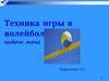 Техника игры в волейбол. Обучение подаче мяча