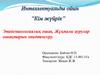 Интеллектуальды ойын "Кім жұйрік". Эпидемиологиялық ошақ. Жұқпалы аурулар ошақтарын эпидтексеру