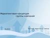Маркетинговая концепция группы компаний