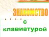 Клавиатура